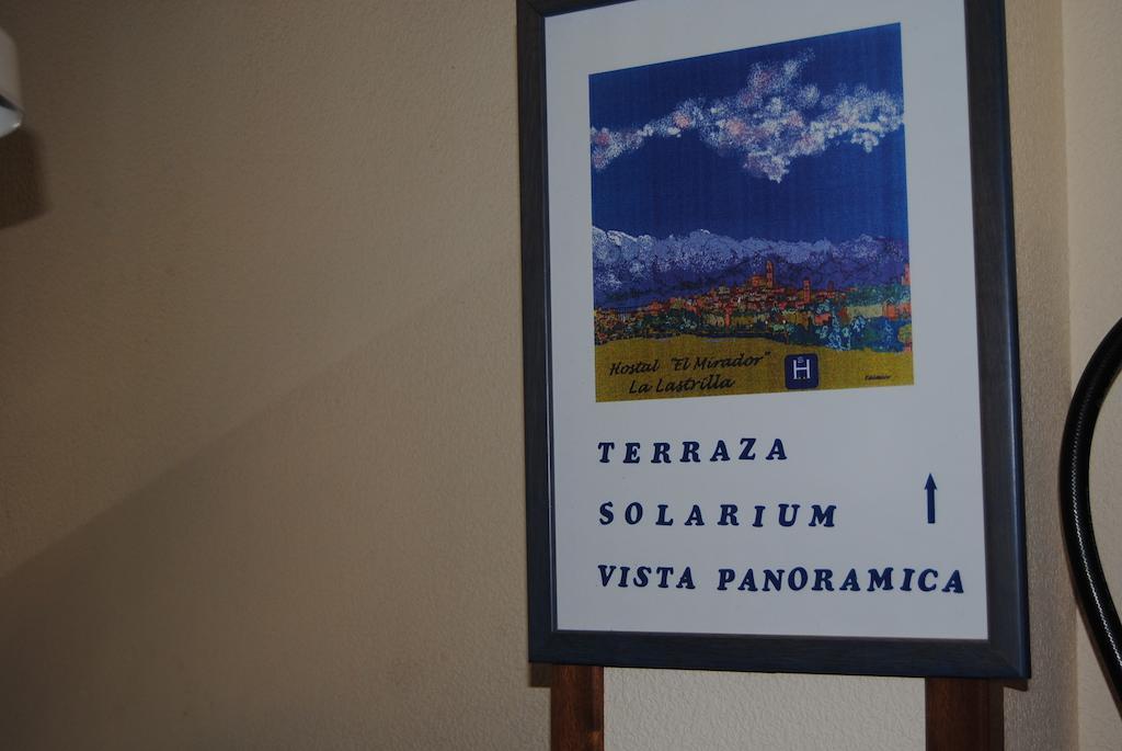 Hostal El Mirador La Lastrilla Dış mekan fotoğraf